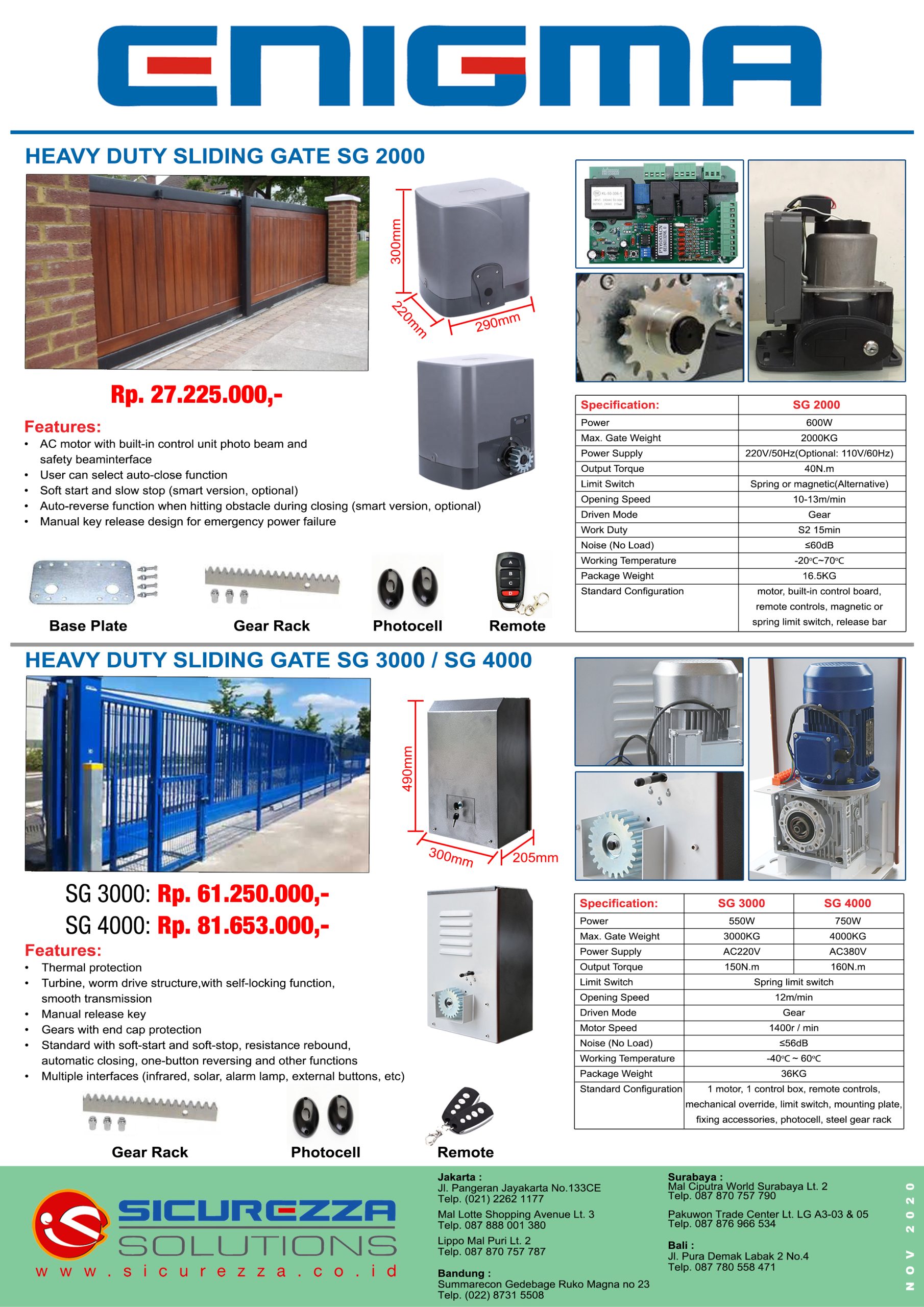 Enigma Heavy Duty Sliding Gate