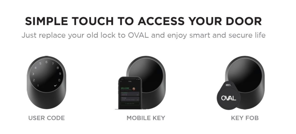 Oval Smart Bluetooth Deadbolt Features 3